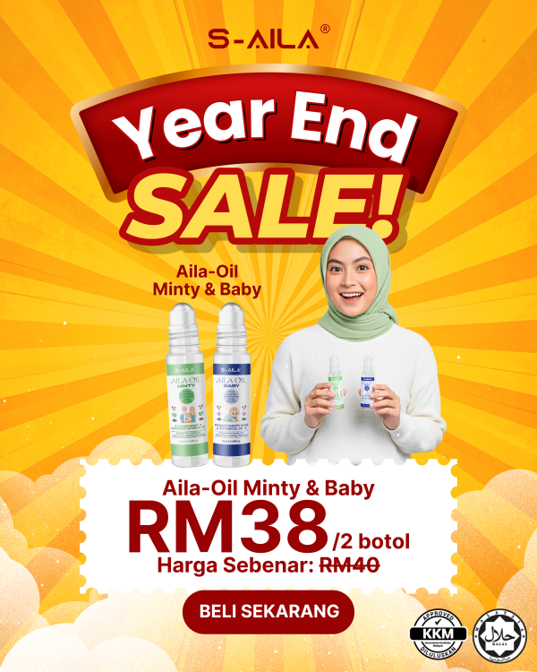 Aila-Oil Minty & Baby (YEAR END SALE)