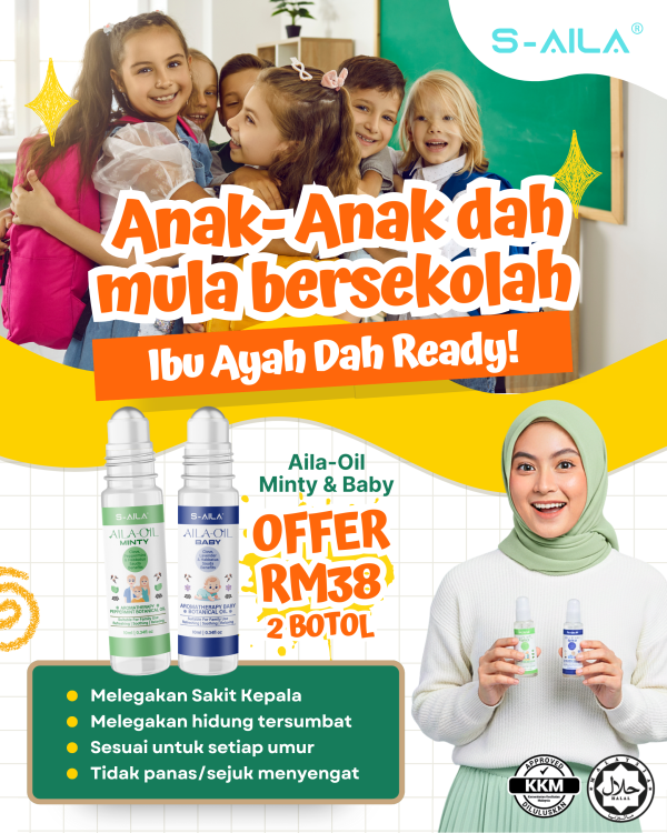 Aila-Oil Minty & Baby (BACK TO SCHOOL)